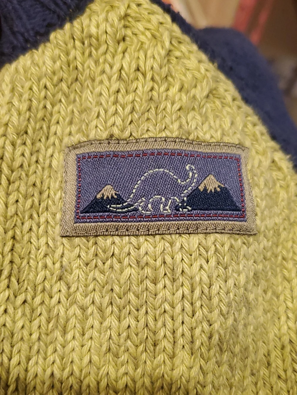 Second‎ Steps 18M Boy Green and Navy Dinosaur Sweater Zip Jacket